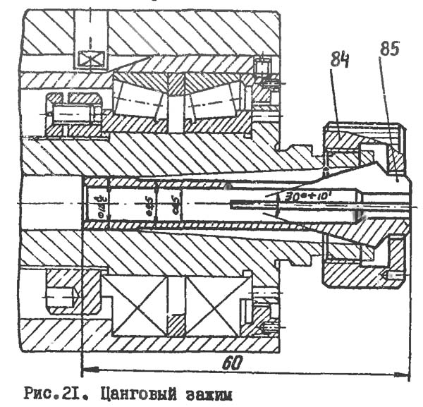 Цанговий затиск токарного верстата Універсал-2 Цанговий затиск токарного верстата Універсал-2